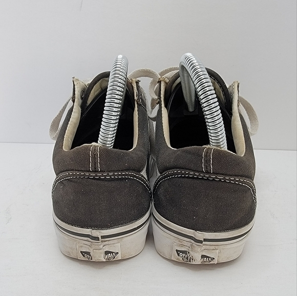 Vans | Old Skool distressed black white canvas low sneakers | WMS 6 - Picture 7 of 11